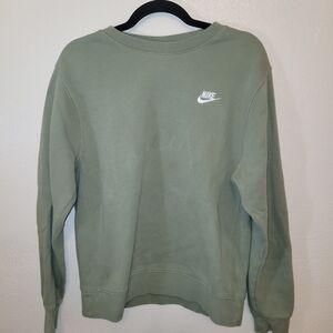 Nike Men's Crewneck Sweatshirt Olive Green Size Small